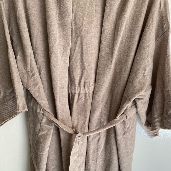 Long tie-front hooded cardigan S-M - Picture 4 of 4